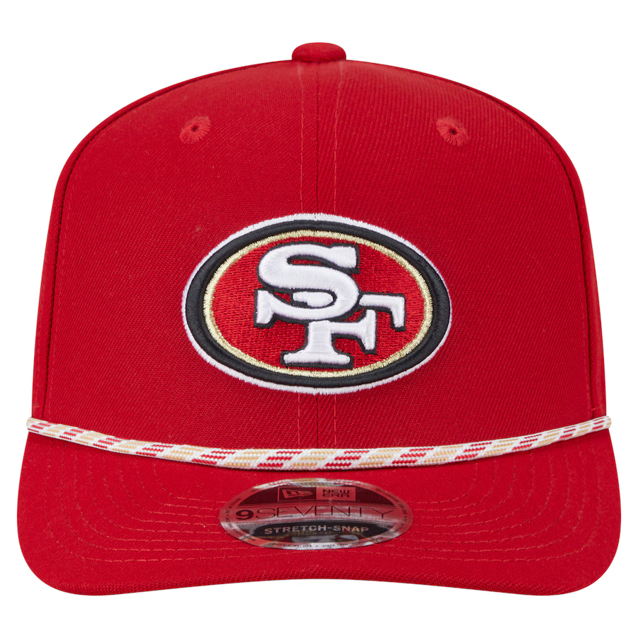 New Era Youth San Francisco 49ers Multi-Rope 9SEVENTY Stretch-Snap Hat- Red