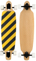 Safety Stripe Drop Through Complete Longboard Thru Freestyle