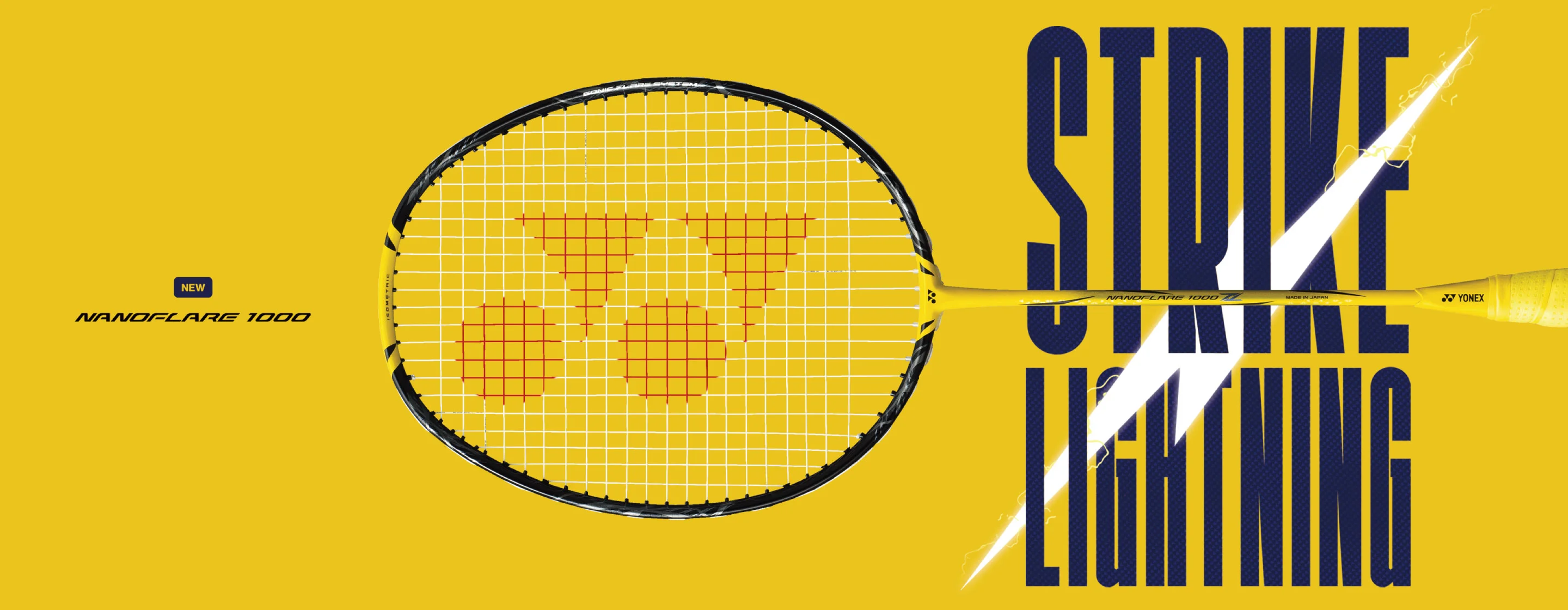 Yonex Nanoflare 1000 Tour [Lightning Yellow] Pre-strung