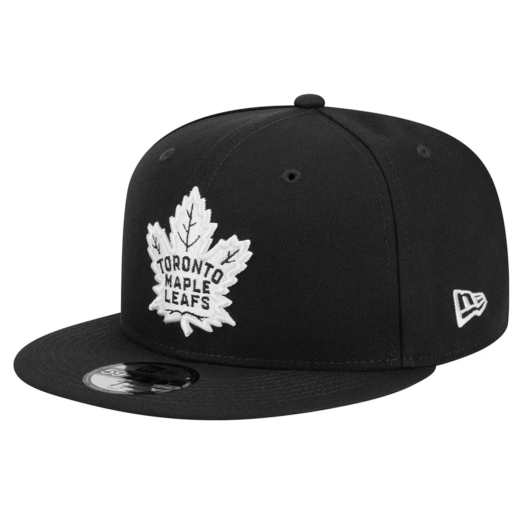 Toronto Maple Leafs NHL New Era Men's Black White 9Fifty Basic Snapback