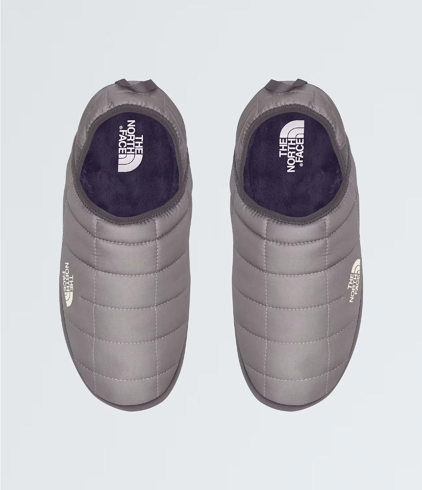 The North Face - ThermoBall Traction Mule V - Women's - Phantom Grey Heather Print/TNF Black