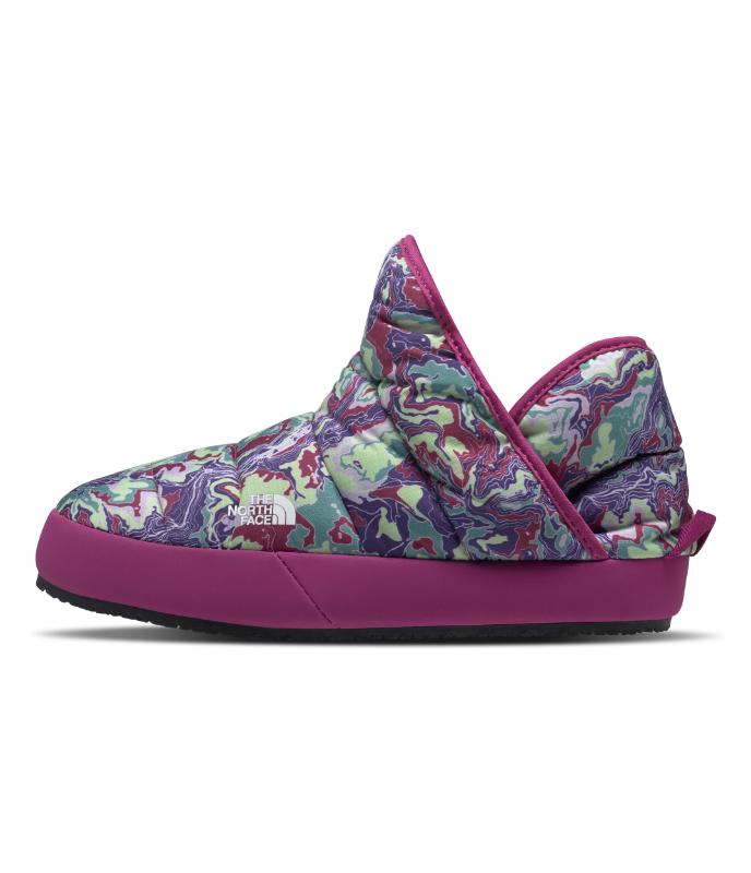 The North Face - ThermoBall Traction Bootie - Youth - New Taupe Green Never Stop Camo Print/New Taupe Green