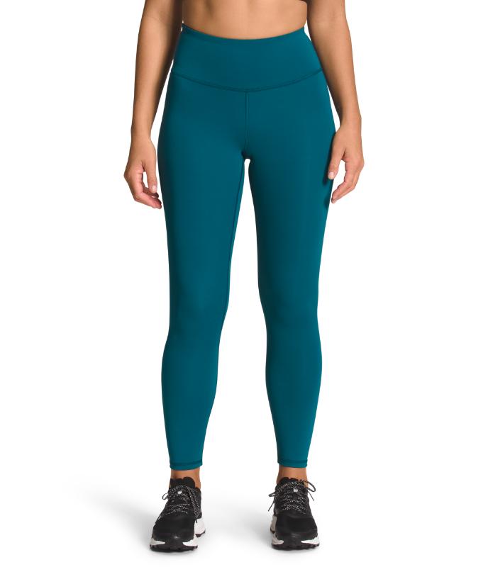 The North Face - Elevation 7/8 Legging - Women's - Lime Cream Grit Texture Print