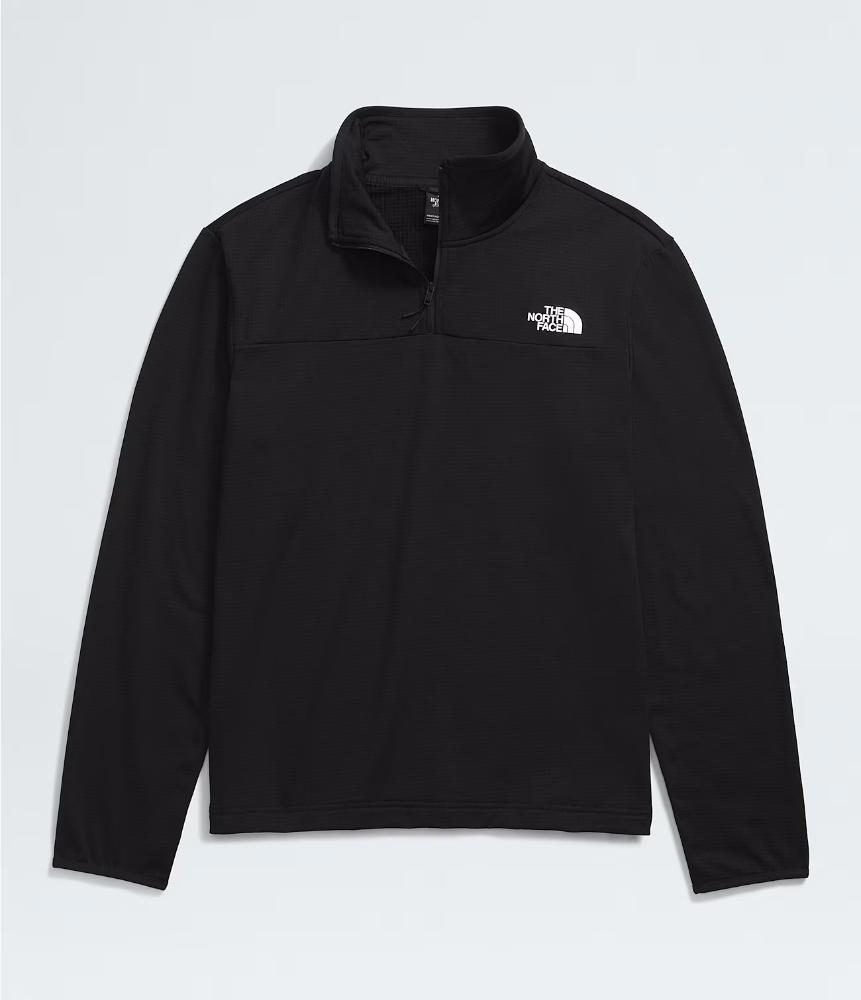 The North Face - Cedar Trail Grid Fleece 1/4 - Men's - TNF Black