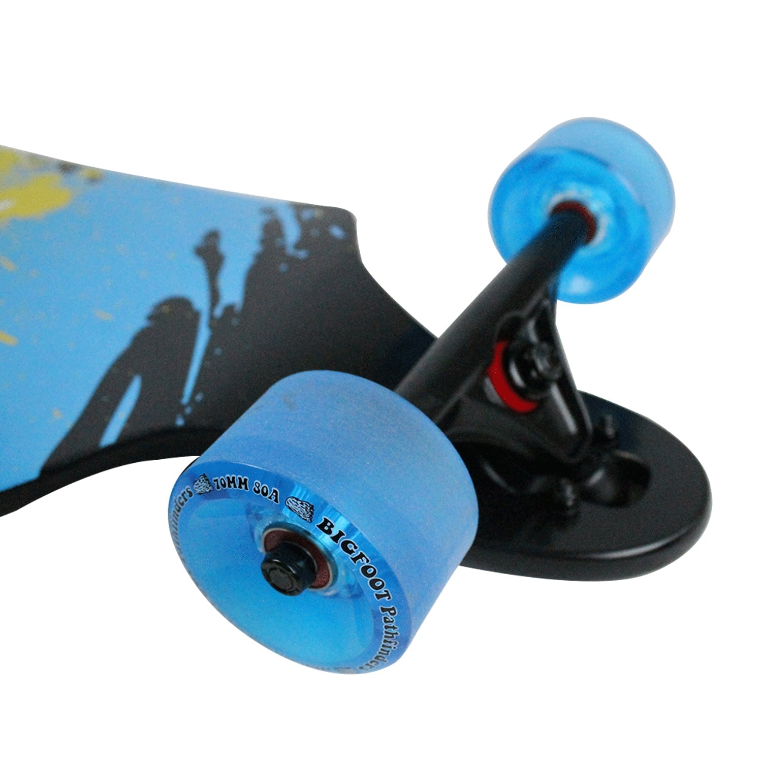 Paradise Longboard 9.75" x 39.75" Sun Splash Drop Down Drop Through