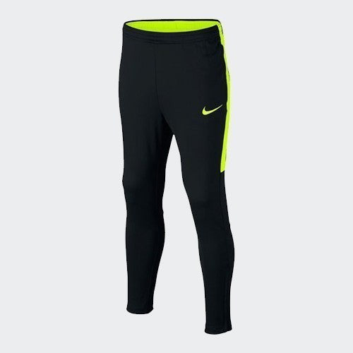 Kid's Dri-fit Academy Squad Soccer Pants - Black/Volt