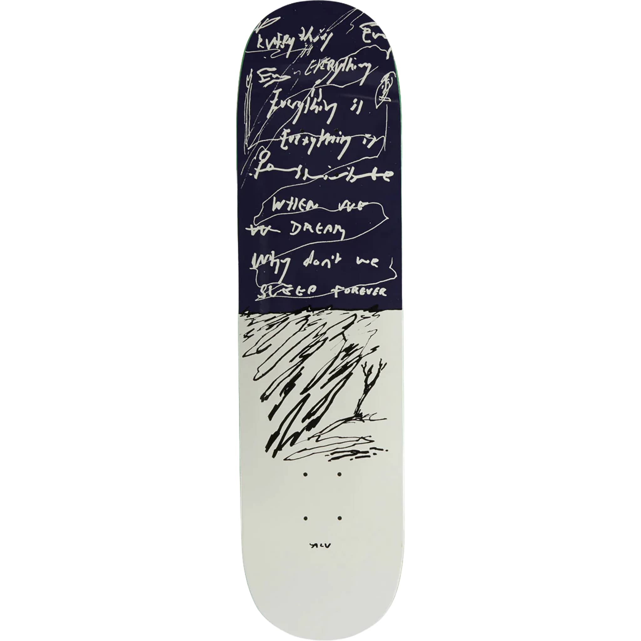 Polar Team Alv Sleep Forever Skateboard Deck 8.625"