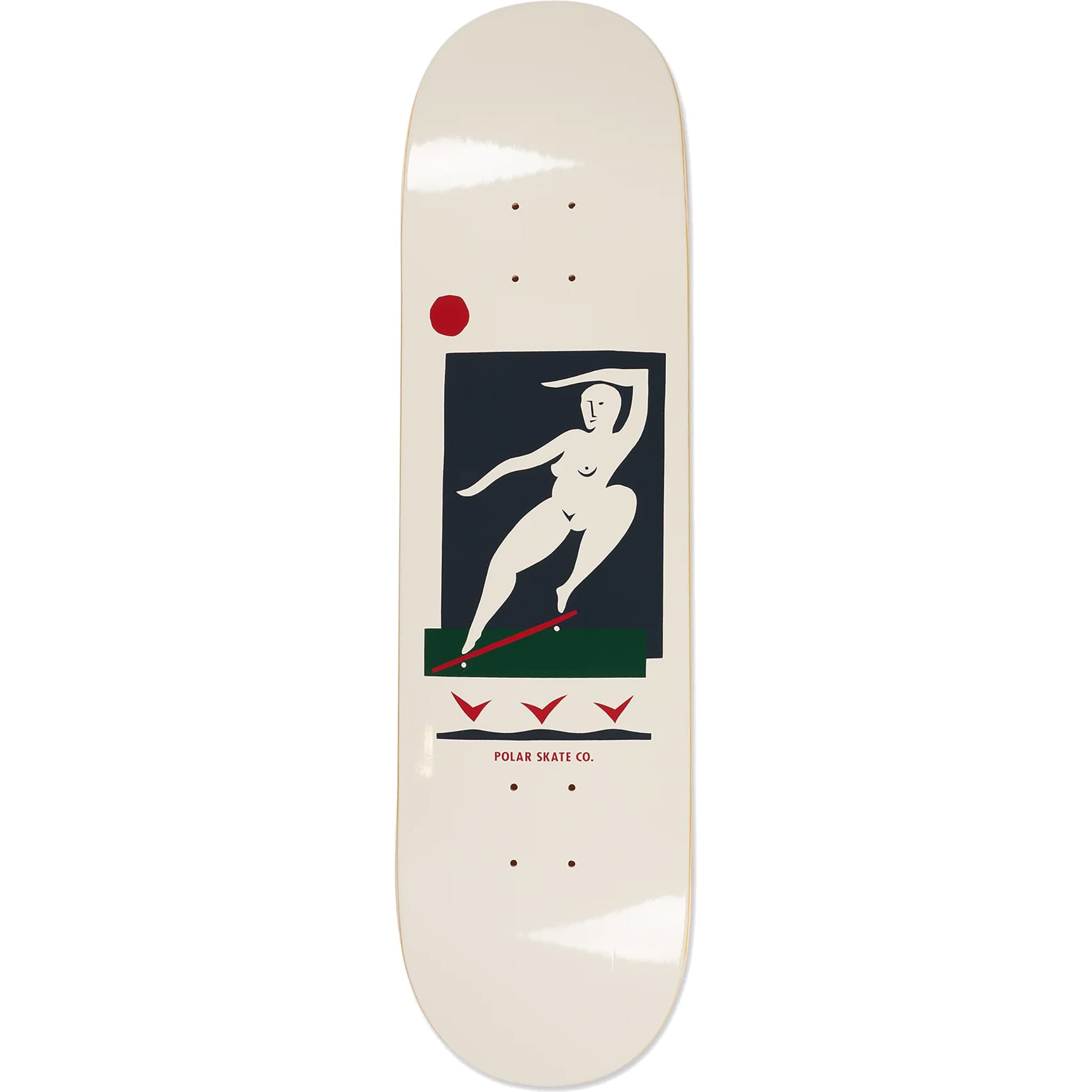 Polar Team BS Smith Cream Skateboard Deck 9"