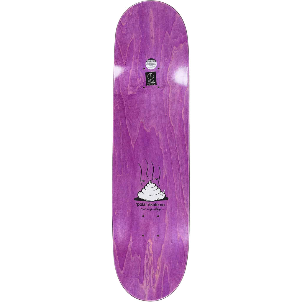 Polar Useless Wooden Dog Yellow 8.5" Skateboard Deck