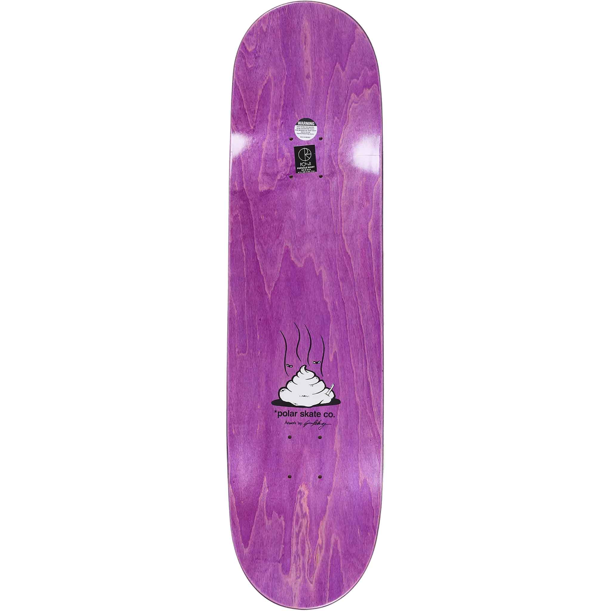 Polar Useless Wooden Dog Yellow 8.5" Skateboard Deck