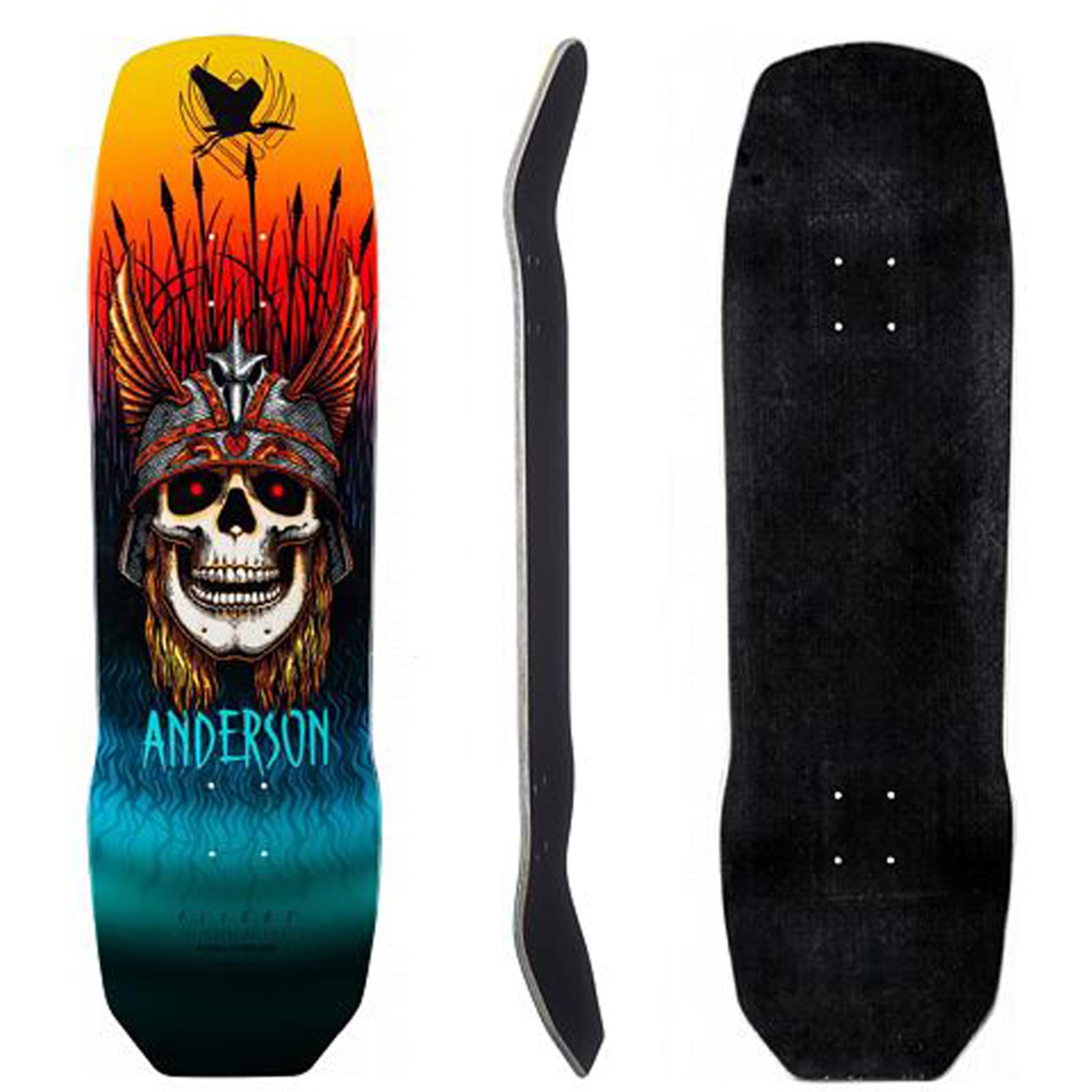 Powell Peralta Anderson Skull Shape 290 Flight Skateboard Deck 9.13"