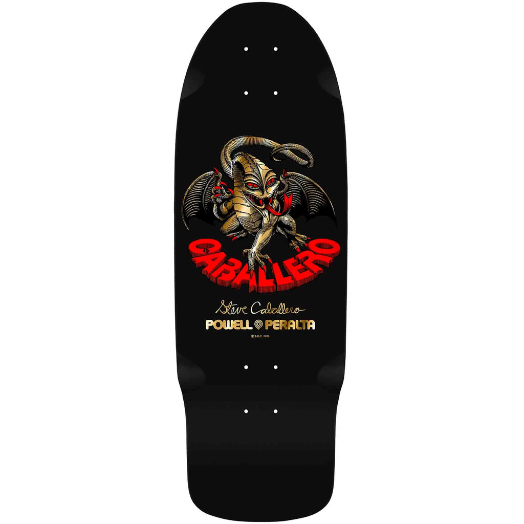 Powell Peralta Series 16 Caballero 10.09" Skateboard Deck Gold Foil