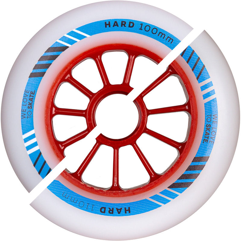 Powerslide ERA HILO Hard 110/100mm/86A Wheels (Pack of 8)