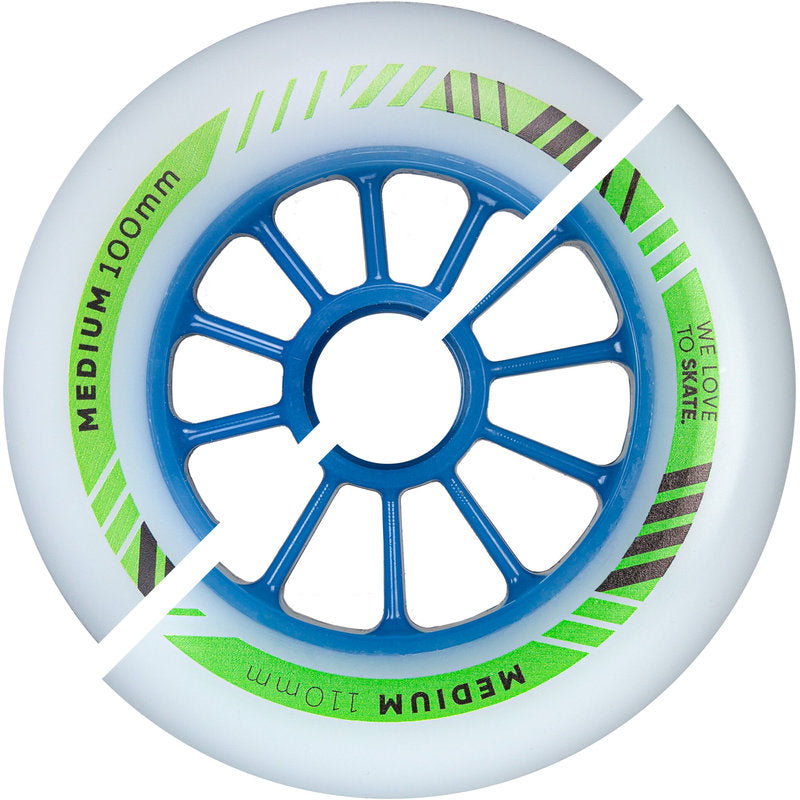 Powerslide ERA HILO Medium 110/100mm/84A Wheels (Pack of 8)
