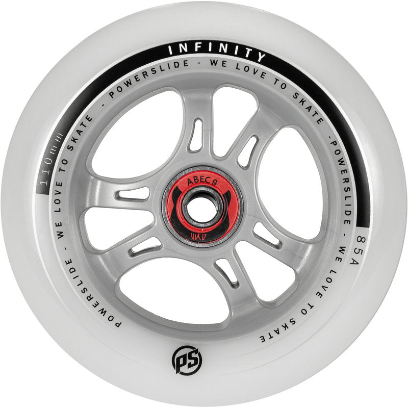 Powerslide Infinity RTR ABEC9 Spacer 110mm/85A Wheels (Pack of 3)