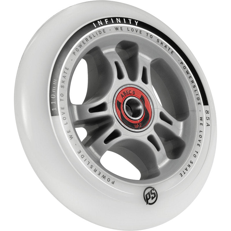 Powerslide Infinity RTR ABEC9 Spacer 110mm/85A Wheels (Pack of 3)