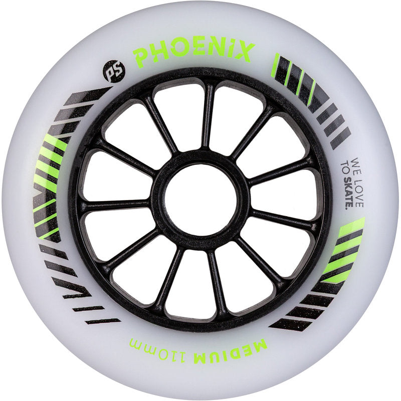 Powerslide PHOENIX DD Medium 110mm/84A Wheels (Pack of 8)