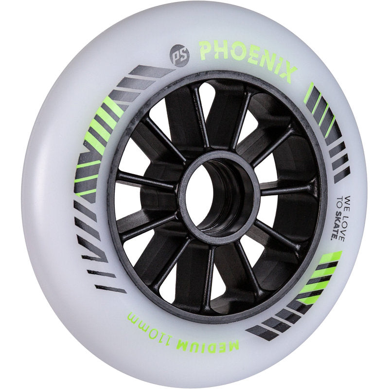Powerslide PHOENIX DD Medium 110mm/84A Wheels (Pack of 8)