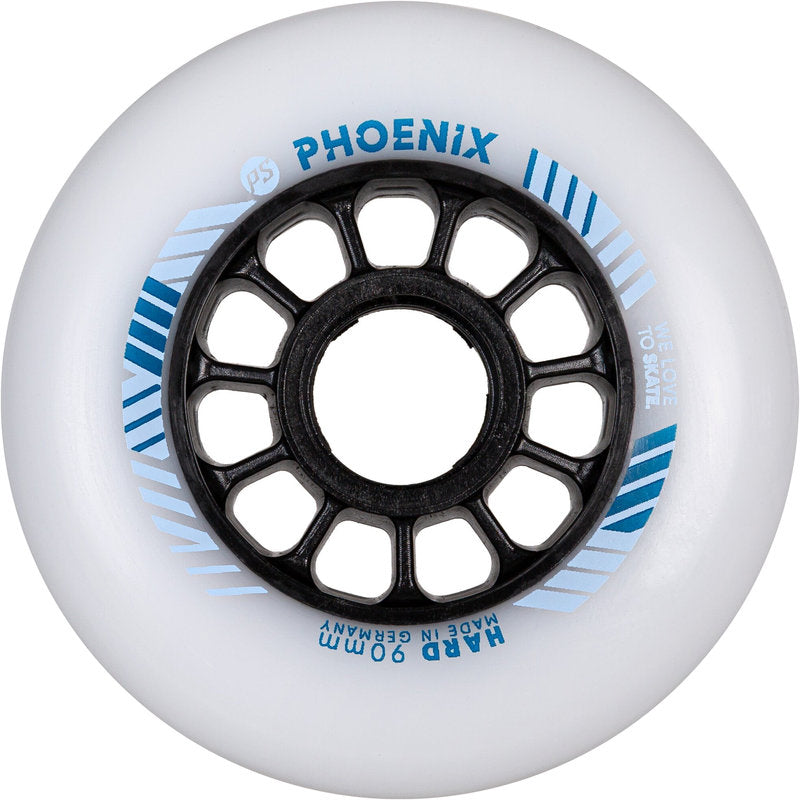 Powerslide Phoenix DD Hard 90mm/86A Wheels (Pack of 8)