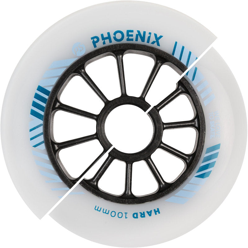 Powerslide PHOENIX HILO DD Hard 110/100mm/86A Wheels (Pack of 8)