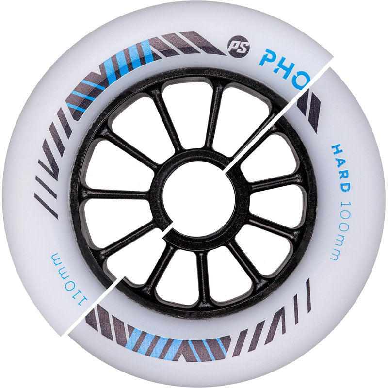 Powerslide PHOENIX HILO DD Hard 110/100mm/86A Wheels (Pack of 8)