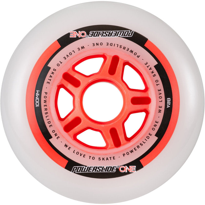 Powerslide PS ONE Pack 100mm/82A Wheels (Pack of 8)