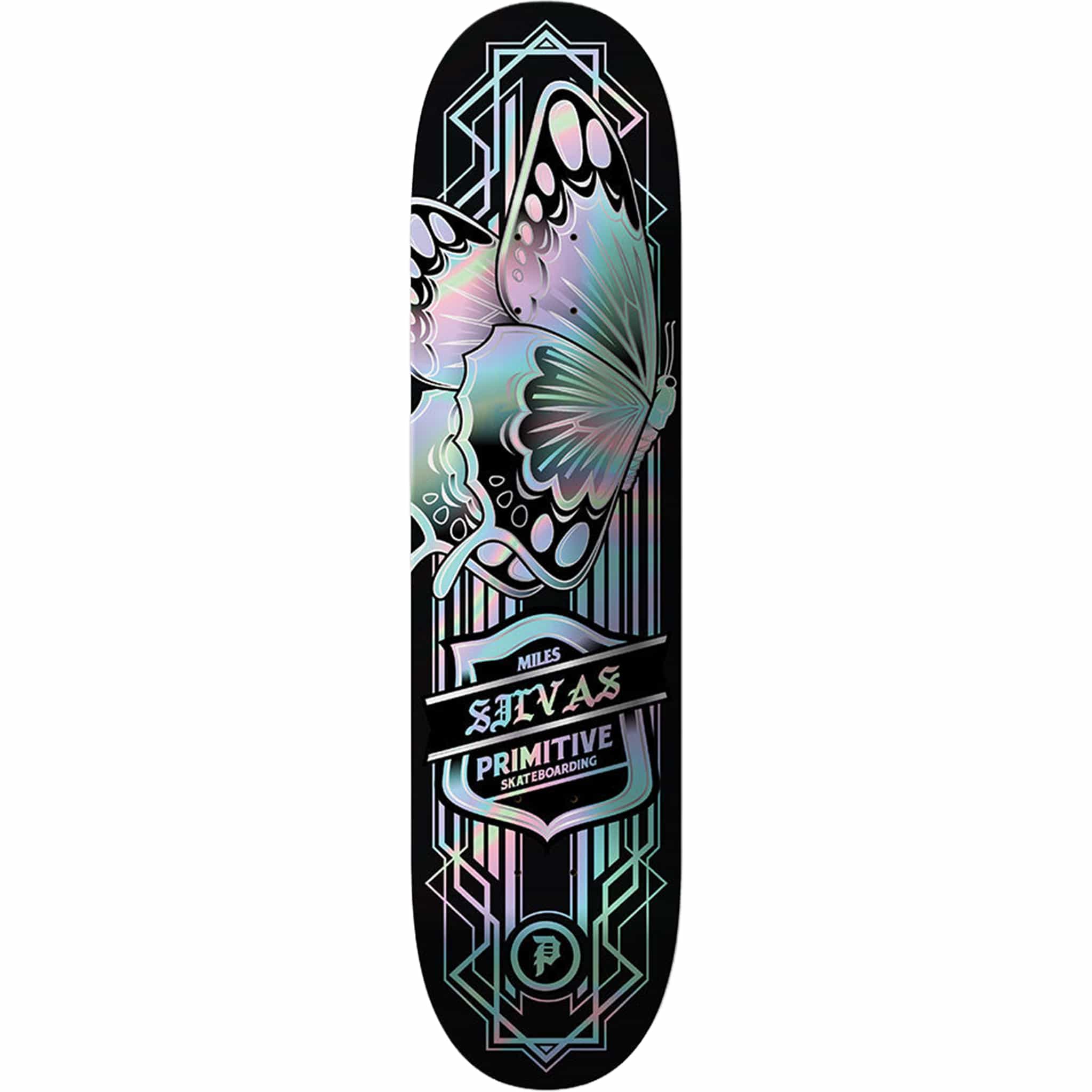 Primitive Silvas Butterfly Spectra Skateboard Deck 8.5"