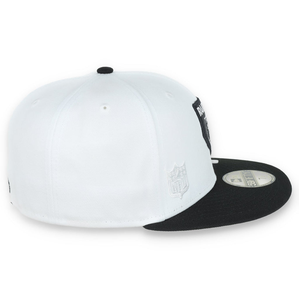 New Era Las Vegas Raiders State E1 59FIFTY Fitted Hat-White/Black