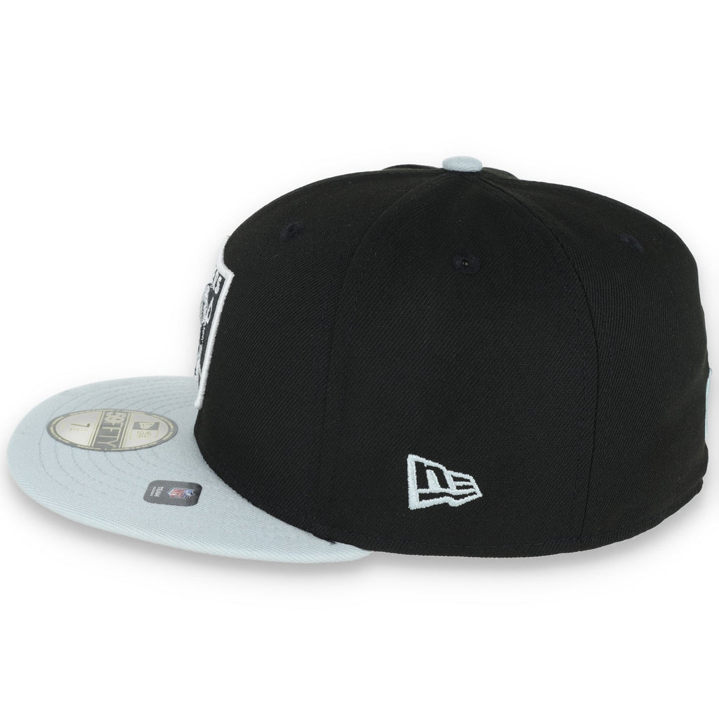 New Era Las Vegas raiders AFC West 59FIFTY Fitted Hat-Black/Grey