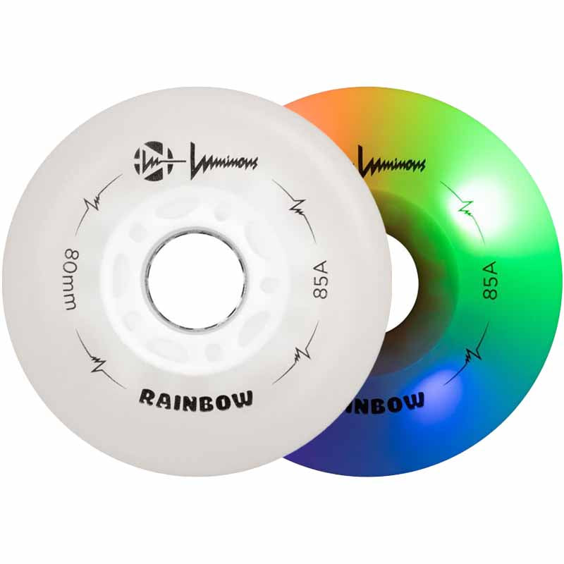 Luminous LED 80mm/85A Wheels (Pack of 4)