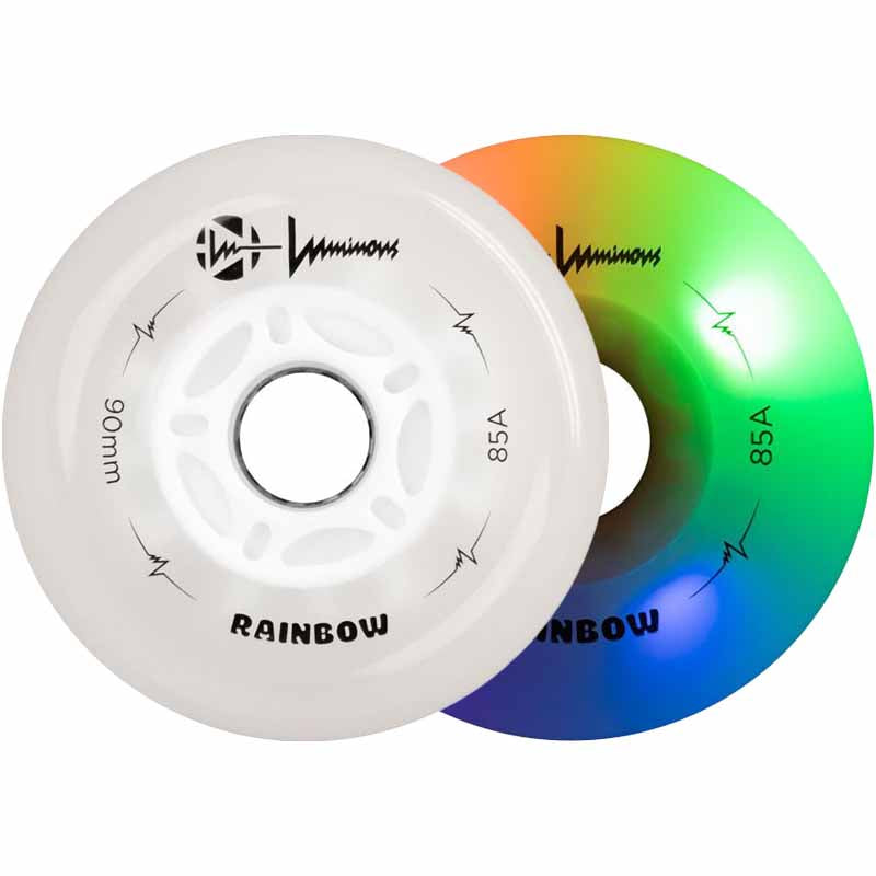 Luminous LED 90mm/85A Wheels (Pack of 4)