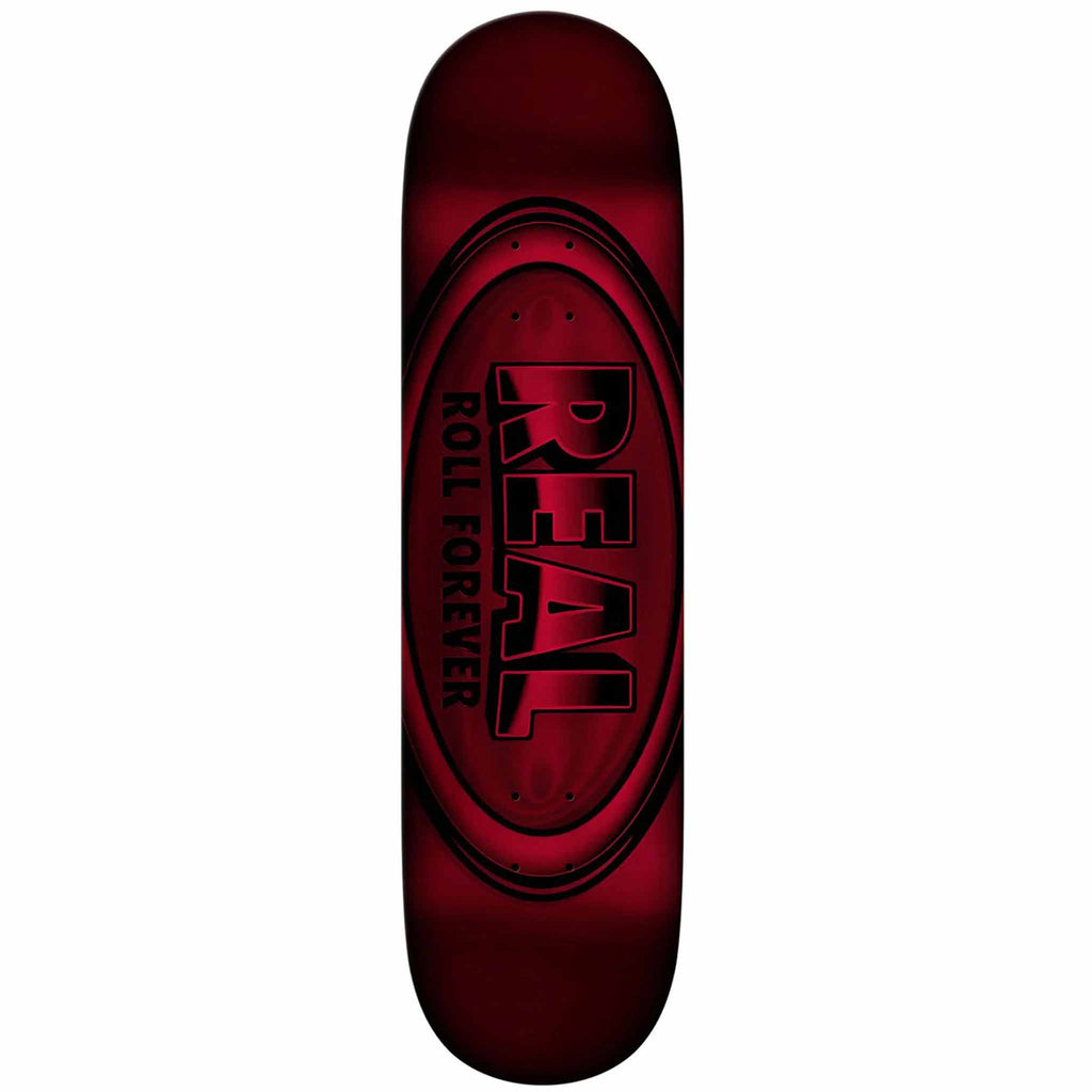 Real DBX Oval Red Foil 8.38" Skateboard Deck