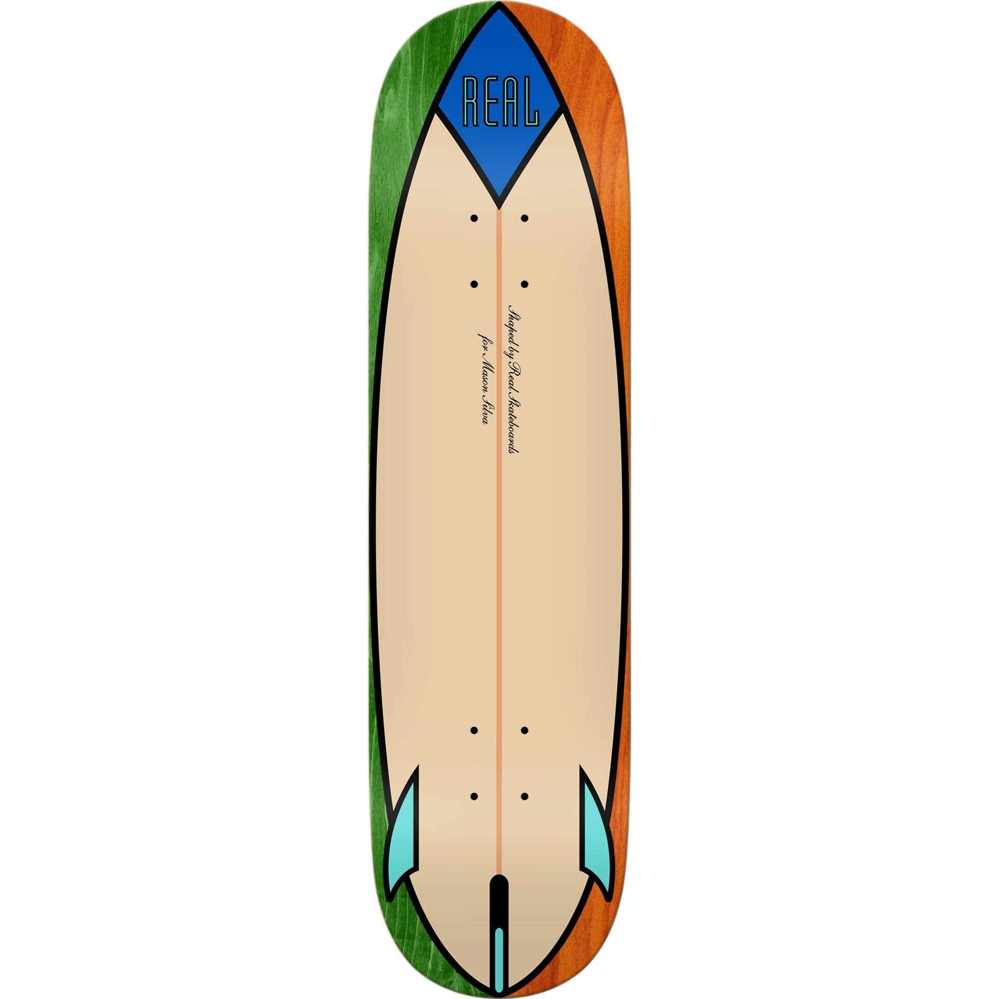 Real Mason Speed Egg Skateboard Deck 8.28"