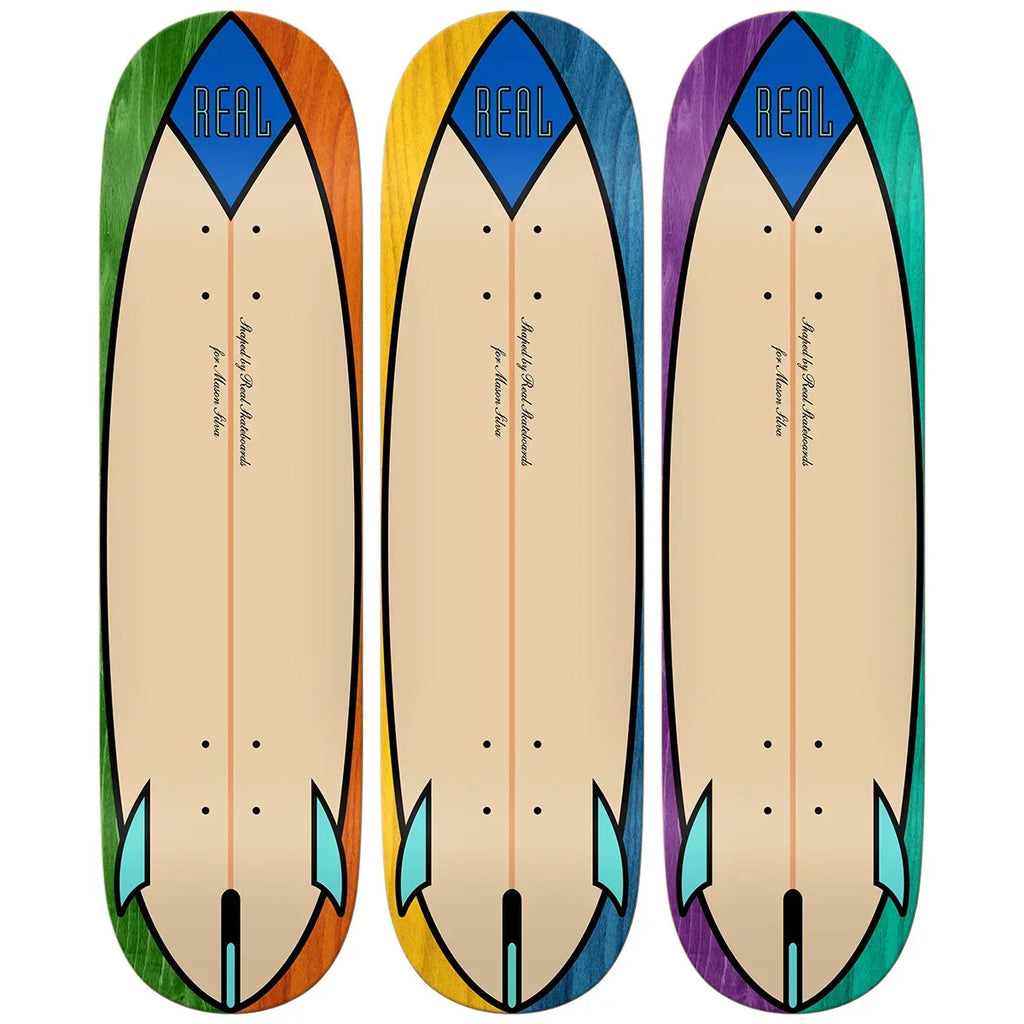 Real Silva Speed Egg Skateboard Deck - 8.28″
