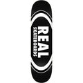 Real Team Classic Oval Black Skateboard Deck 8.25"