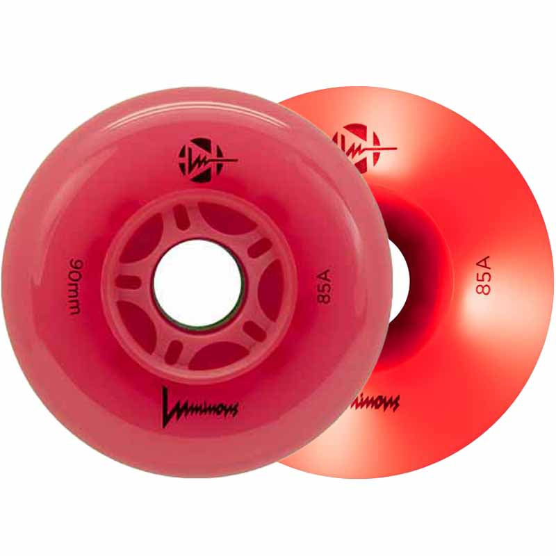 Luminous LED 90mm/85A Wheels (Pack of 4)