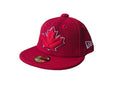 Toronto Blue Jays MLB New Era Red Authentic Collection Mini 59FIFTY Fitted Cap