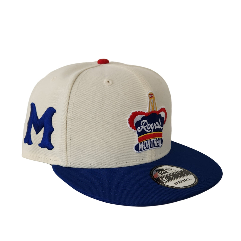Montreal Royals MiLB New Era Men's Light Royal/Beige 9Fifty Basic Snapback