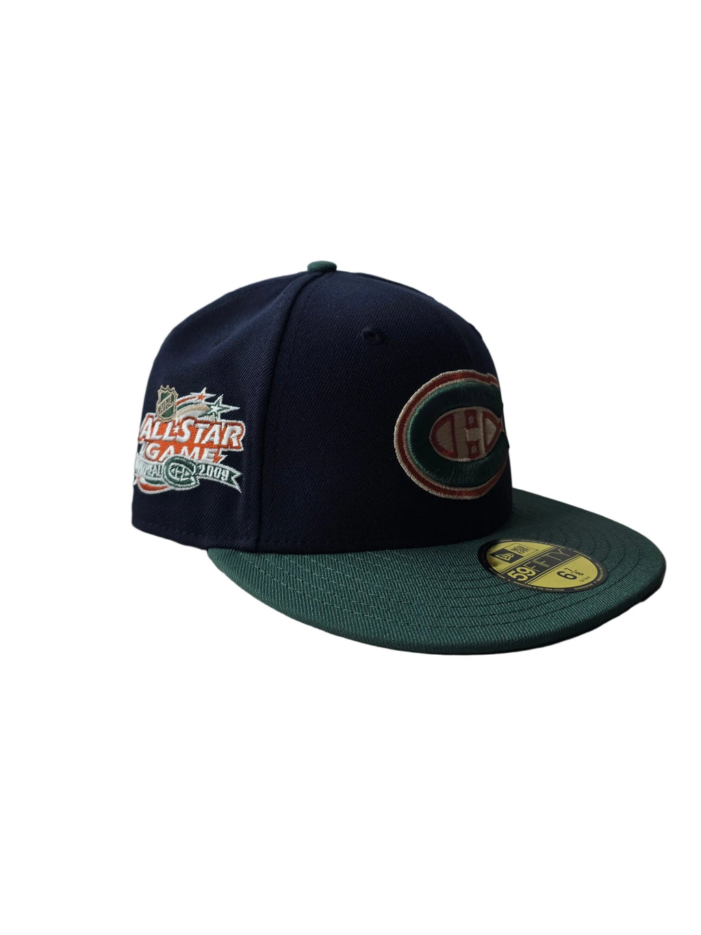 Montreal Canadiens NHL New Era Men's Navy/Green 59Fifty 2009 All Star Game Fitted Hat