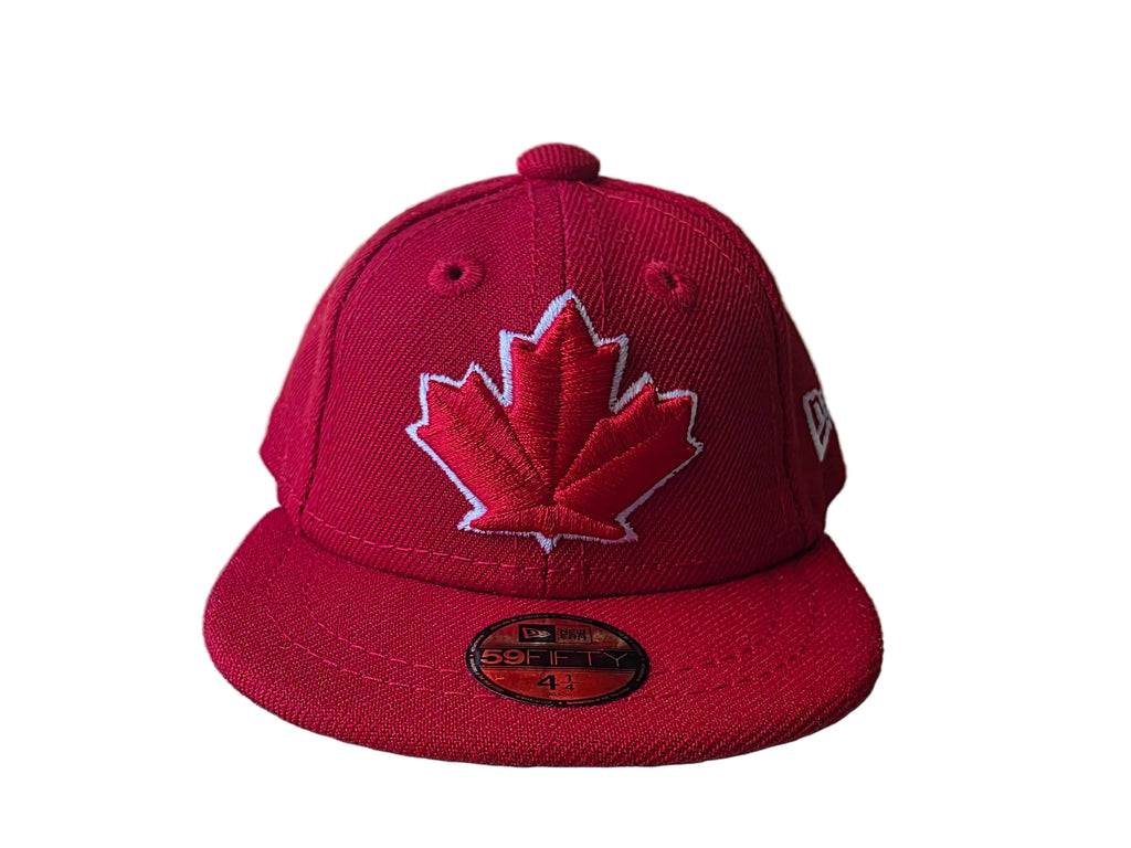 Toronto Blue Jays MLB New Era Red Authentic Collection Mini 59FIFTY Fitted Cap