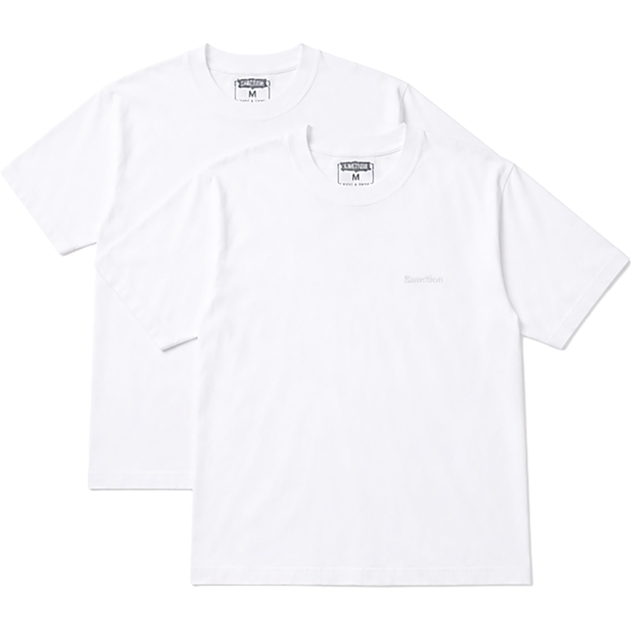 Sanction Basic Tee 2 Pack White