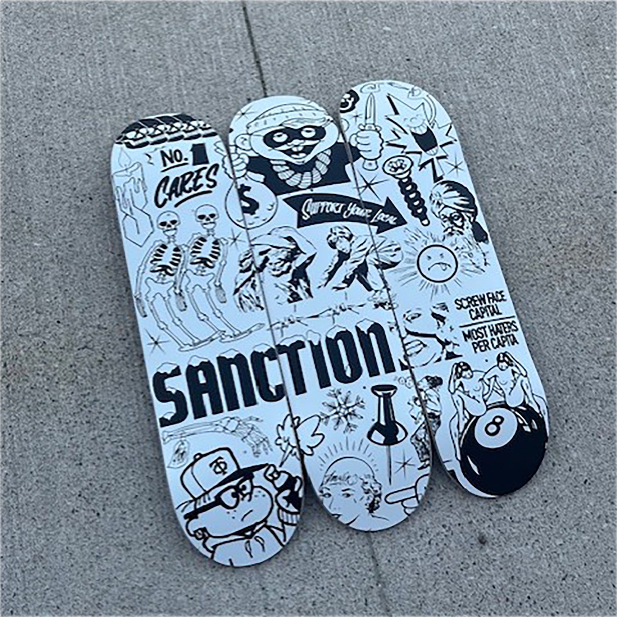 Sanction X Smolik 8.75" Skateboard Deck