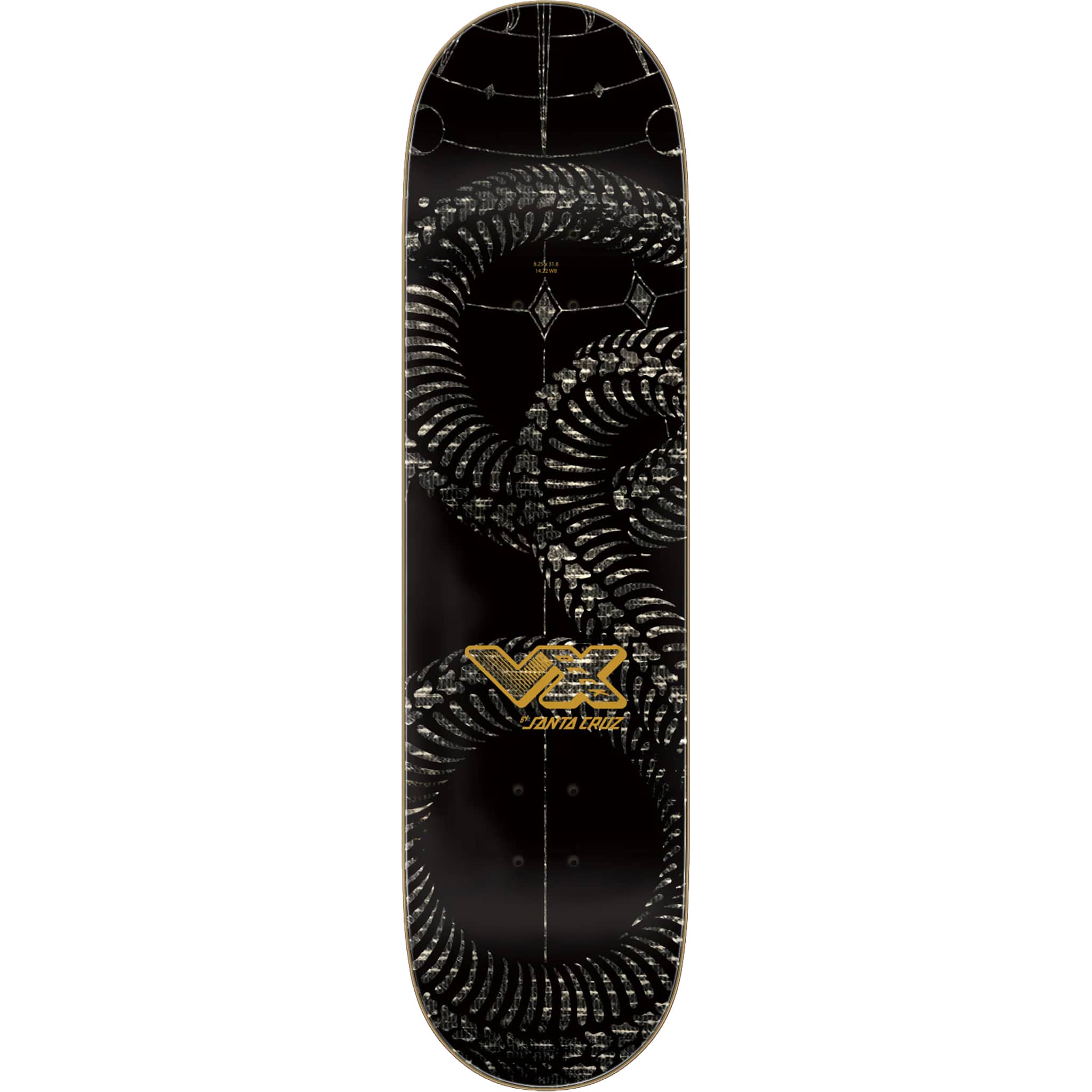 Santa Cruz McCoy Snakes VX Skateboard Deck 8.25"