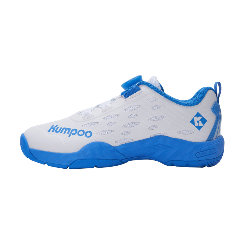 Kumpoo KH-J08 Badminton Shoe (White/Blue)