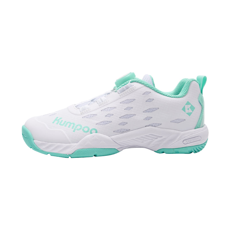Kumpoo KH-J08 Badminton Shoe (White/Green)