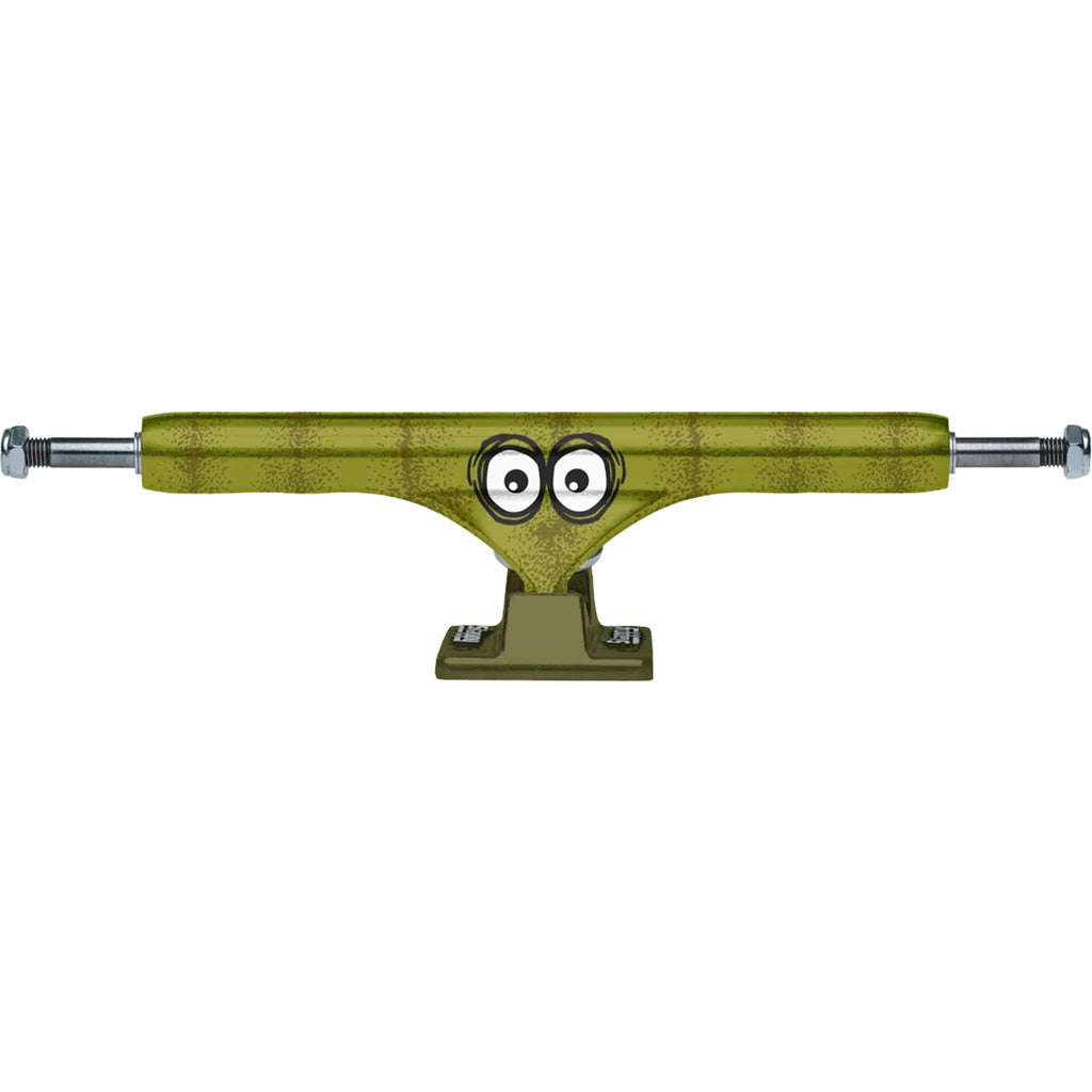 Slappy ST1 Hollow Pickle Green Skateboard Trucks 9.5"