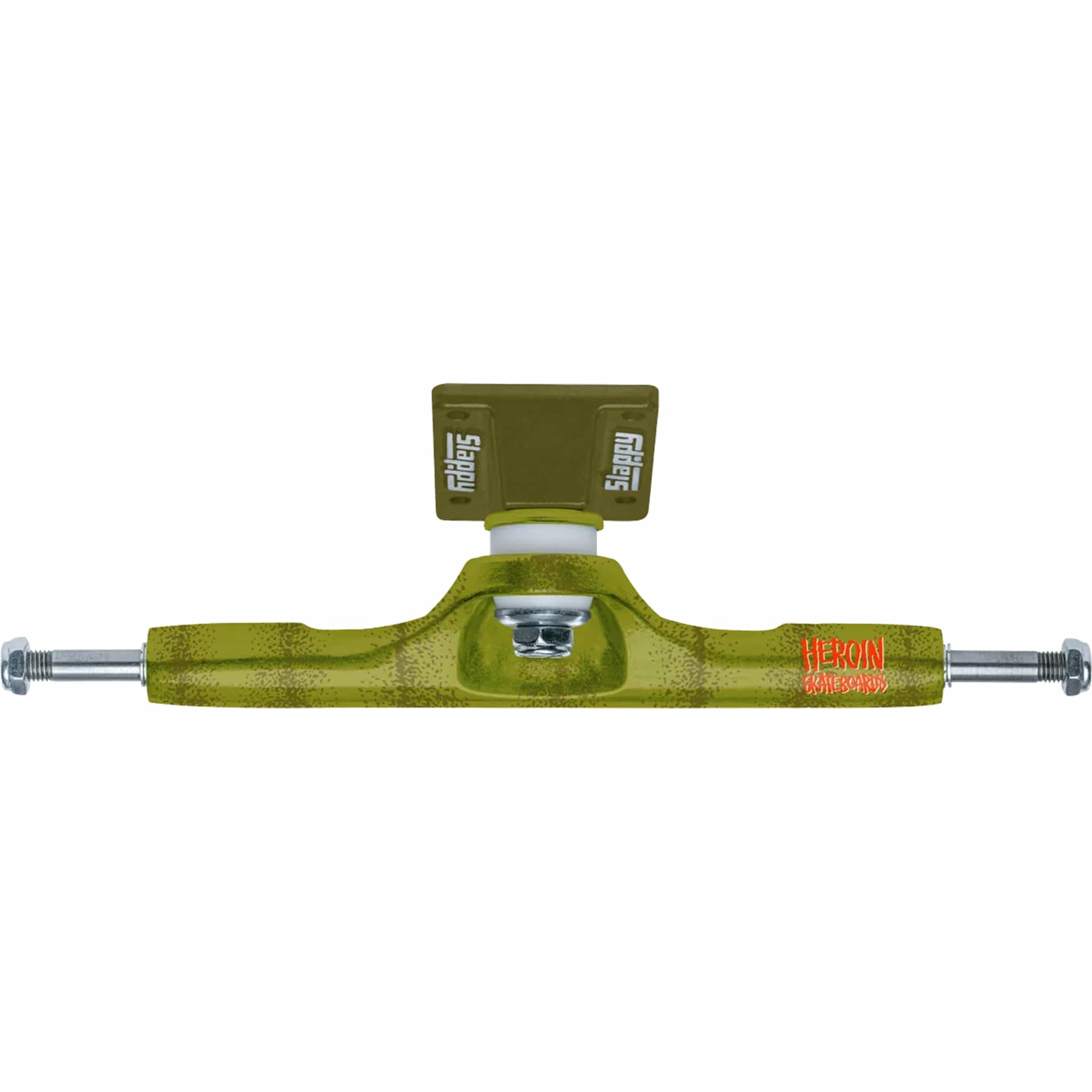 Slappy ST1 Hollow Pickle Green Skateboard Trucks 9.5"
