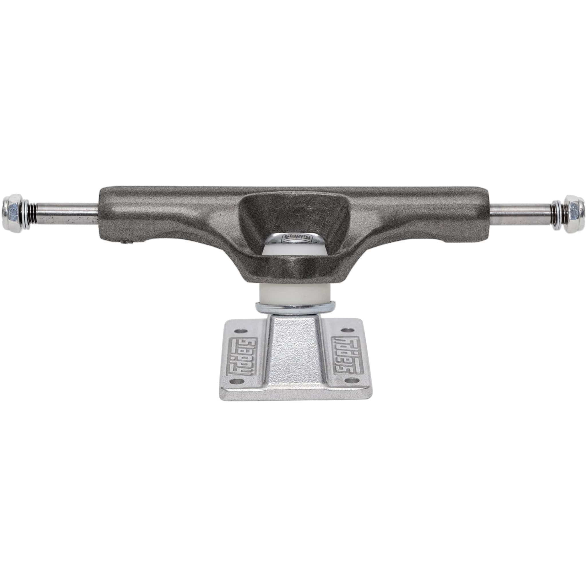 Slappy ST1 Inverted Hollow Lights Ultra Low Kingpin Gunmetal Skateboard Trucks 8.25"