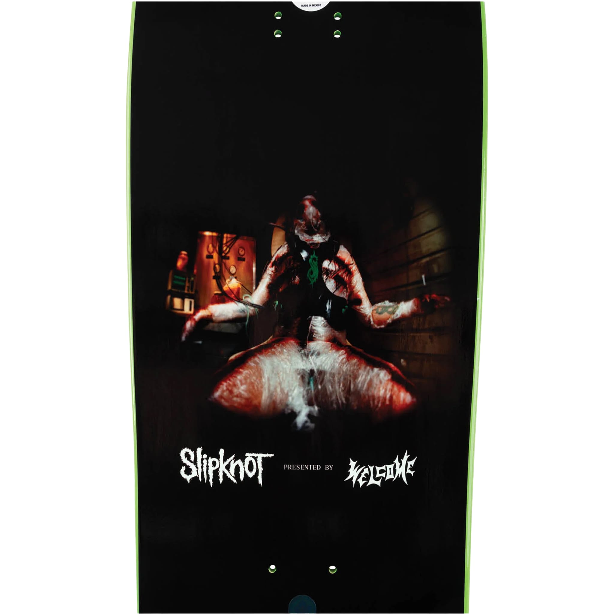 Slipknot X Welcome Self Titled on Gaia Skateboard Deck 9.6"
