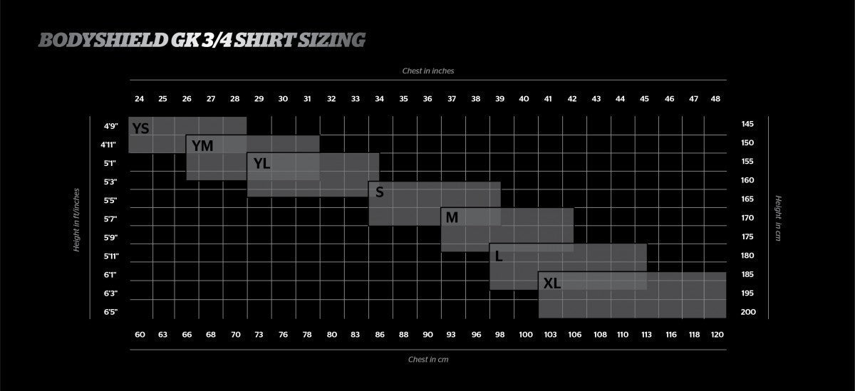 Men's Bodyshield Goalkeeper 3/4 Undershirt